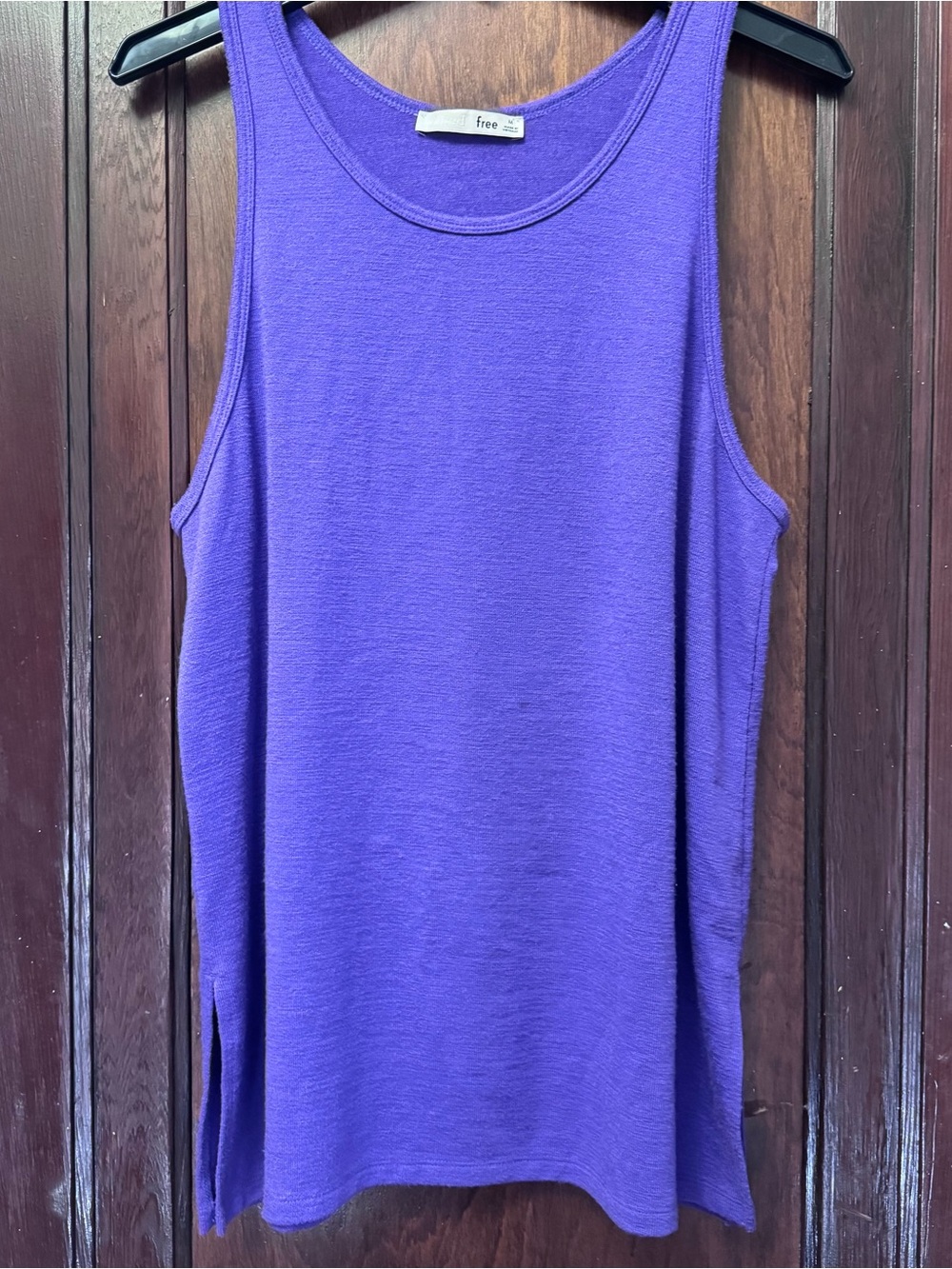 Wilfred Free by Aritzia Purple Sleeveless Knit Tank Top | Size M